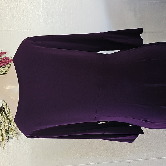 Connected Apparel Women's Dress Purple Size 14W - Picture 6 of 9